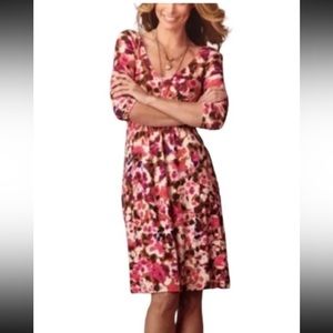 CAbi Everybody Floral Dress Size Small Hydrangea Print Stretch Style #110